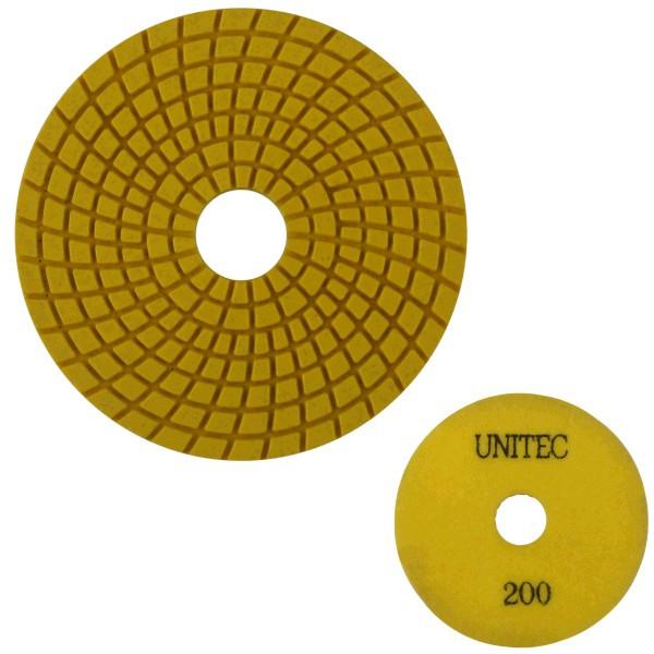 UNITEC 100mm Flexible Polishing Pad - Engineered Stone