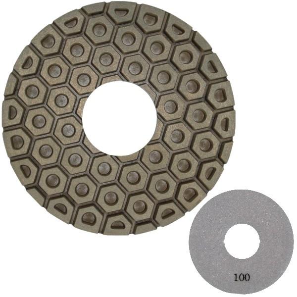 UNITEC Copper Bond Polishing Pad - Hook and Loop Backed