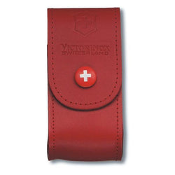 VICTORINOX Leather Lock Blade Sheath - Red