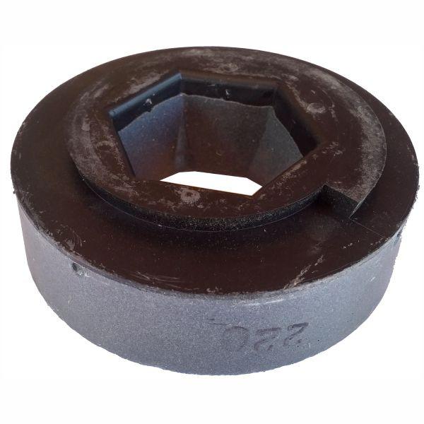 DTEC Wet Abrasive Polishing Wheel - Snail Back - 130mm