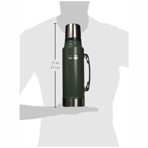 STANLEY | Classic 1L Vacuum Flask - Hammertone Green