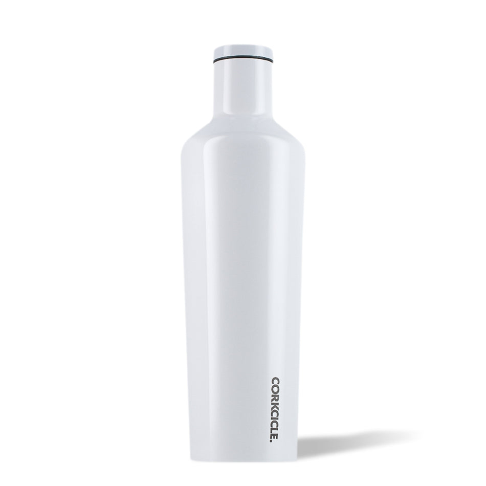 CORKCICLE Stainless Steel Insulated Canteen 25oz (750ml) - Dipped Modernist White **CLEARANCE**