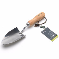 BURGON & BALL Garden Hand Trowel - Stainless Steel - RHS Endorsed