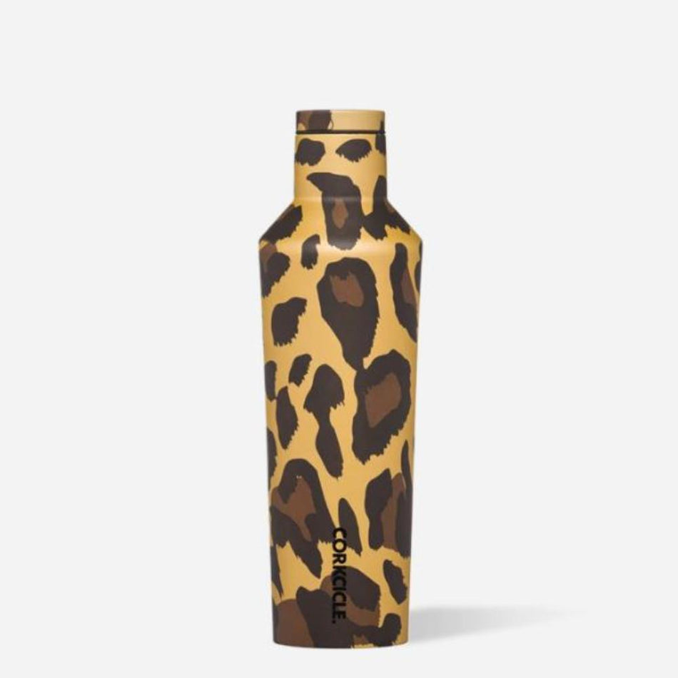 CORKCICLE Stainless Steel Insulated Luxe Canteen 16oz (475ml) - Leopard **CLEARANCE**