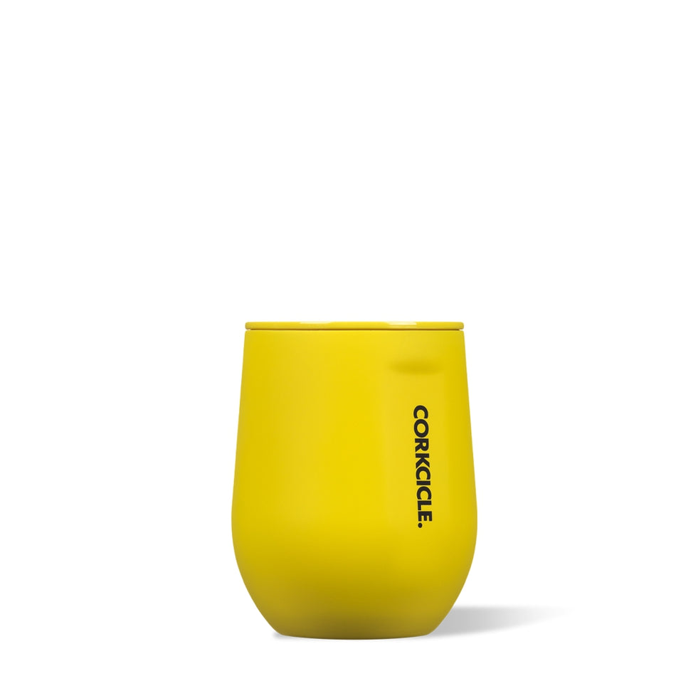 CORKCICLE Stainless Steel Insulated Stemless 12oz (355ml) - Neon Yellow **CLEARANCE**