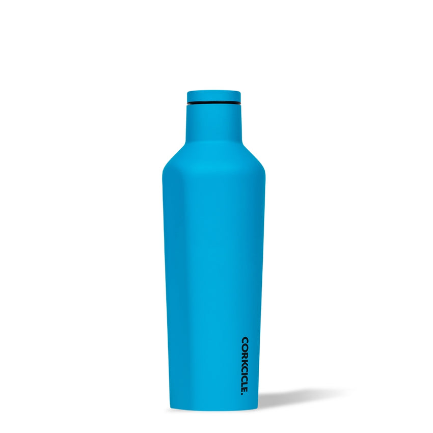 CORKCICLE Stainless Steel Insulated Canteen 16oz (470ml) - Neon Blue *