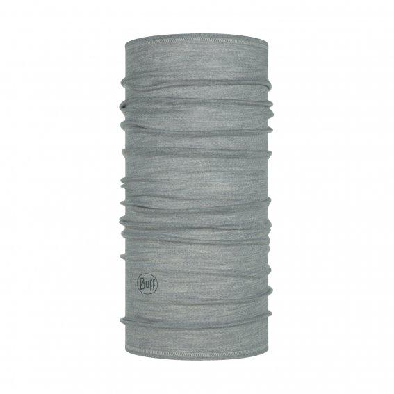 BUFF® LW Merino Wool Multifunction Tubular Neckwear - Solid Light Grey