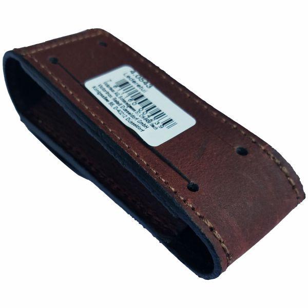 VICTORINOX | Brown Leather Belt Pouch - Large (05691)