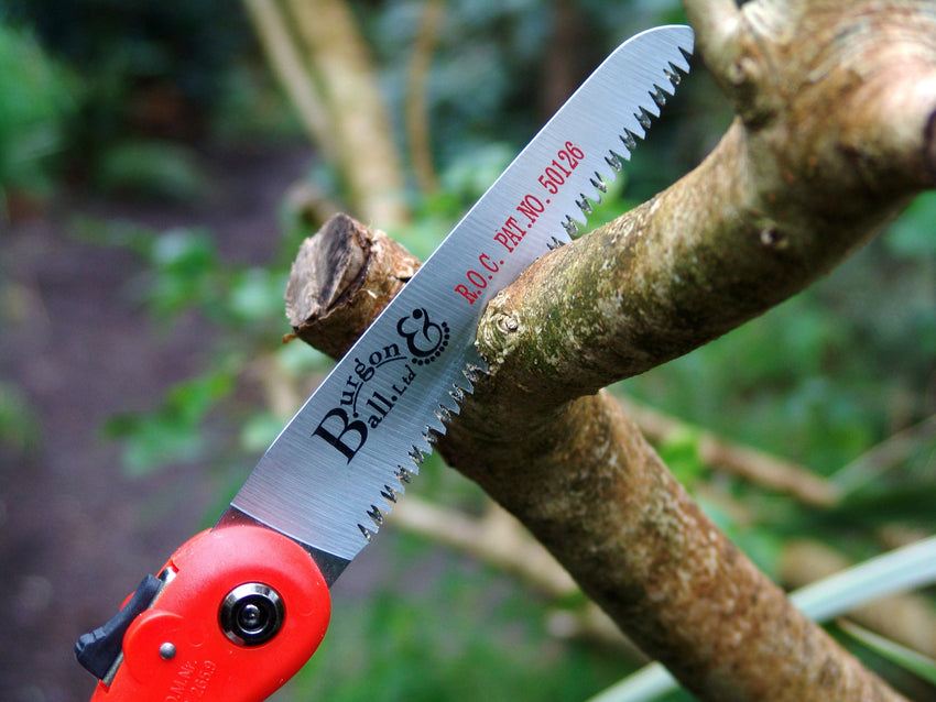 BURGON & BALL Folding Pruning Saw - RHS Endorsed