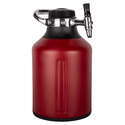 GROWLERWERKS UKEG GO 128 Carbonated Insulated Growler - Chilli Red