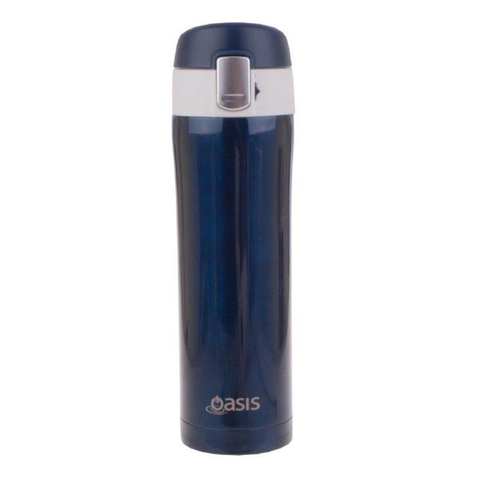 OASIS Flip Top Vacuum Flask 450ml - Navy